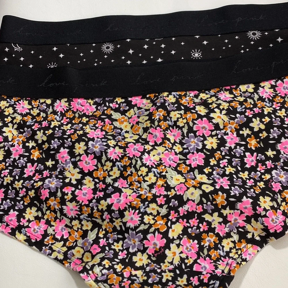 Bundle NWT VS Pink Logo BoyShorts Large - Picture 4 of 7